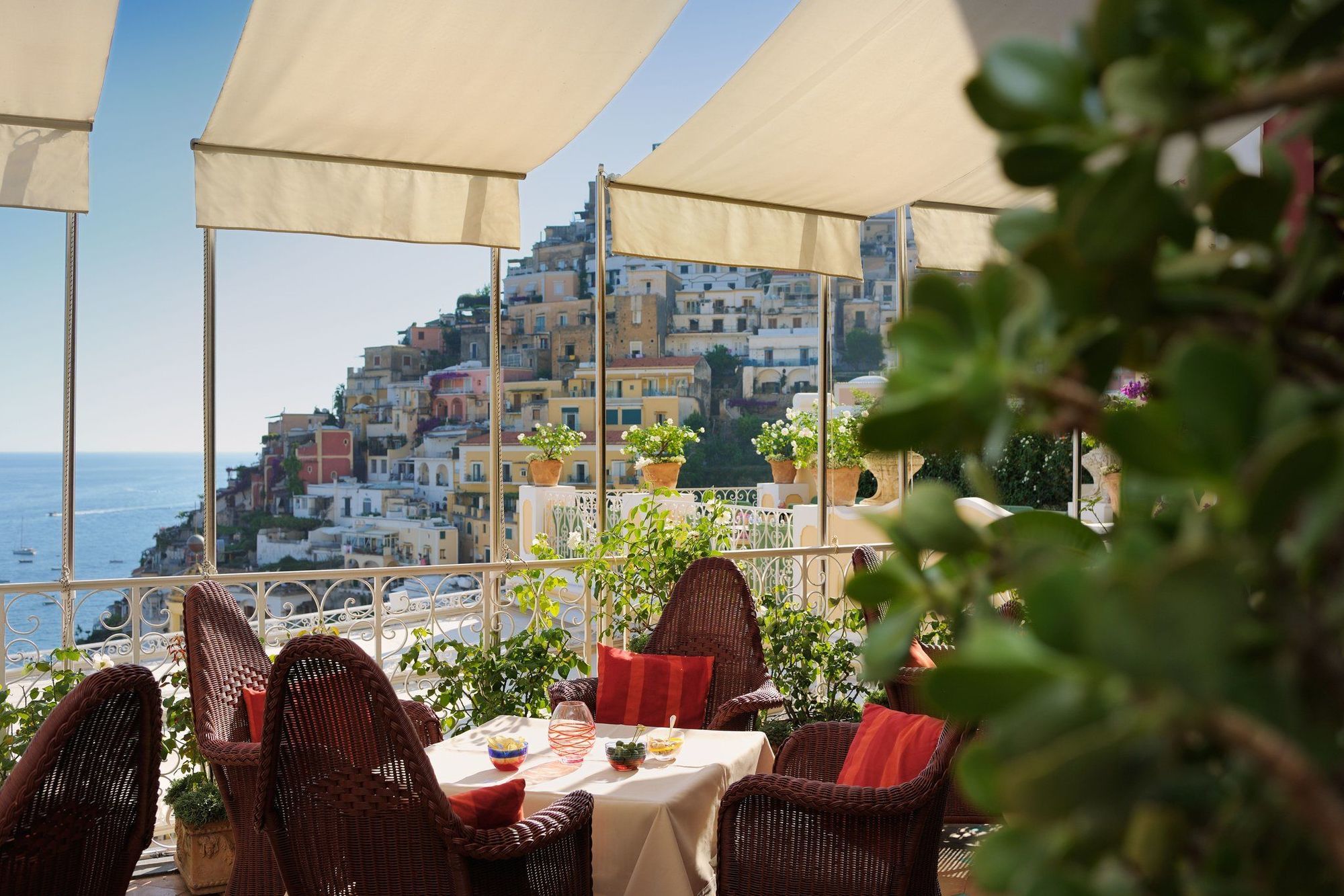 Hotel Le Sirenuse Positano Restaurace fotografie